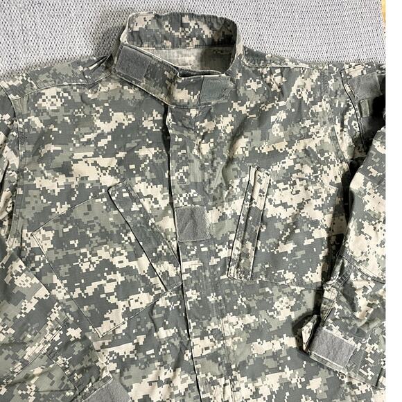 US Army Combat Uniform Jacket Men's Medium Regular Rip Stop Digital Camouflage - Picture 4 of 14